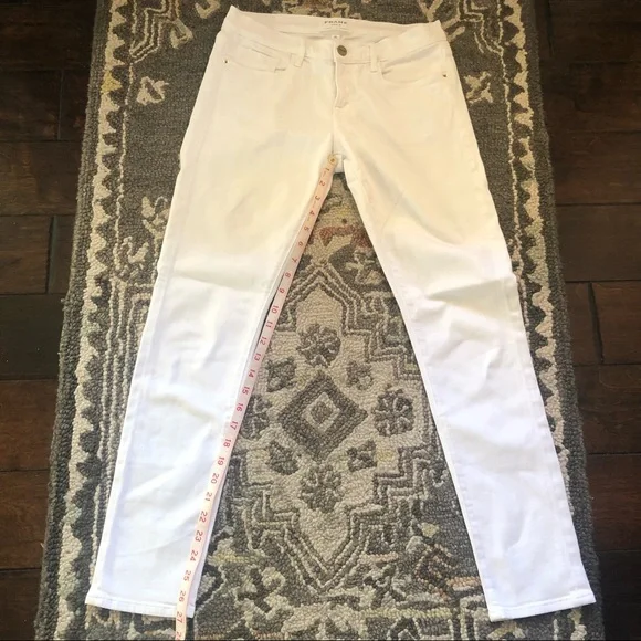 Frame White Skinny Jeans - Size 25 - Picture 4 of 11